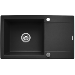 Zlewozmywak Pyramis KORFU 78x46 1B 1D karbon 070061101