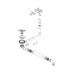 BLANCO Armatura korek manualny do zlewozmywaka 1-komorowego Etagon 6, 8: Pleon 5,6,8 :Subline 800U 234 075