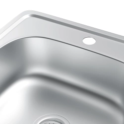 Zlewozmywak Melanstar HD4848D stal nierdzewna dekor