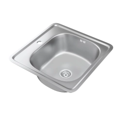 Zlewozmywak Melanstar HD4848D stal nierdzewna dekor