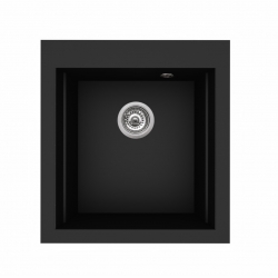 Zlewozmywak Pyramis SIROS (47x51,5) 1B czarny 070084301