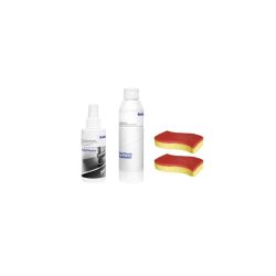 Blanco Zestaw do czyszczenia Silgranitu (DailyClean+ 1x150 ml, DeepClean 1x250ml, Spontex gąbka x 2szt.) 527 033