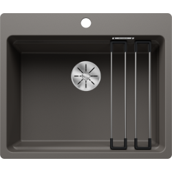 Zlewozmywak Blanco ETAGON 6-F z korkiem InFino wulkaniczny szary 527 685