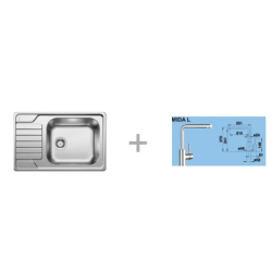 Zestaw 05-B 25 DINAS XL 6 S Compact + MILA chrom