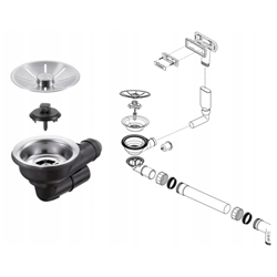 BLANCO Armatura korek manualny do zlewozmywaka 1-komorowego Subline, Etagon 234 077