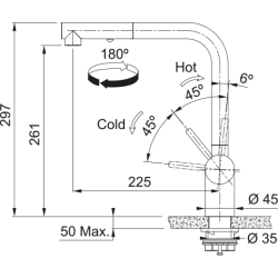 Bateria Franke Atlas Neo pull-out spray stal szlachetna 115.0741.710