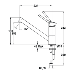 Bateria Teka AUK 913 topaz 509130206
