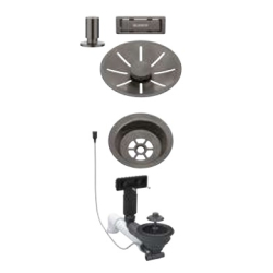 BLANCO Armatura Colour Unit korek automatyczny do zlewozmywaka 1-komorowego satin dark steel 207 429