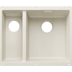 Zlewozmywak Blanco SUBLINE 340/160-U prawy Colour Unit bez armatury delikatny biały 527 812