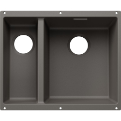 Zlewozmywak Blanco SUBLINE 340/160-U prawy Colour Unit bez armatury wulkaniczny szary 527 811