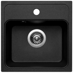 Zlewozmywak Pyramis CAMEA MINI 40x40 1B czarny 070013501