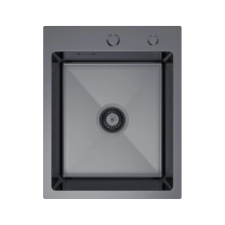 Zlewozmywak Melanstar HD4050B stal nierdzewna PVD czarny mat
