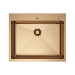 Zlewozmywak Melanstar HD6050Z stal nierdzewna PVD złoto różowe