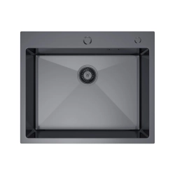 Zlewozmywak Melanstar HD6050B stal nierdzewna PVD czarny mat