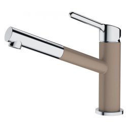 Bateria FRANKE Orbit Wyciągana wylewka chrom/cappuccino 115.0623.147