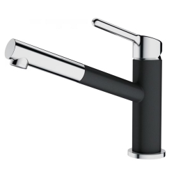 Bateria FRANKE Orbit Wyciągana wylewka chrom/onyx 115.0623.057