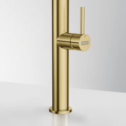 Bateria Franke Pescara J pull-out spray złoty 115.0741.697