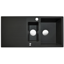 Zlewozmywak Reginox PARIS 15 BLACK SILVERY