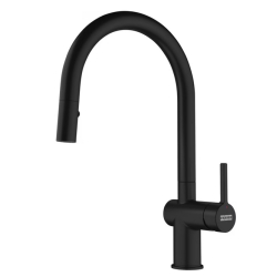 Bateria FRANKE ACTIVE J Pull Down 2 jets czarny mat 115.0653.404