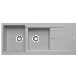 Zlewozmywak Pyramis ALAZIA 116x50 2B biel 079812502