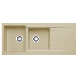Zlewozmywak Pyramis ALAZIA 116x50 2B mokka 079812802
