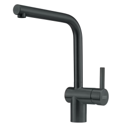 Bateria Franke Atlas Neo Stała wylewka czarna stal szlachetna 115.0550.424
