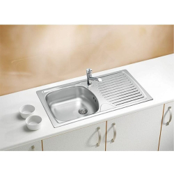 Zlewozmywak Alveus BASIC 170 LEN fi 114 78x43,5 1K zlew wpuszczany z syfonem 1136540