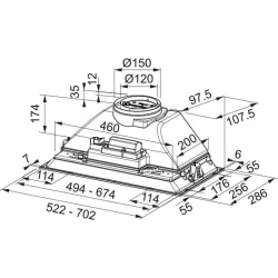 Okap kuchenny Franke Box FBI 705 BK 305.0689.925