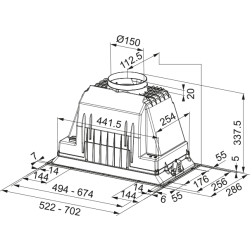 Okap kuchenny Franke Box FBI 705 PLUS 305.0599.544