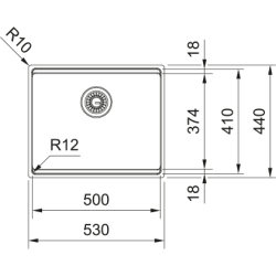 Zlewozmywak Franke Box BXX PRO 210/110-50 127.0753.797