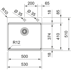 Zlewozmywak Franke Box Pro BXX PRO 210-50 TL 127.0749.856