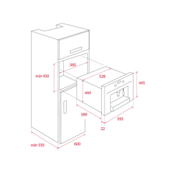 Ekspres do zabudowy Teka CLC 855 GM BK 111630004