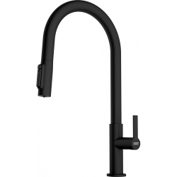 Bateria Franke Maris Slim Clear Water J pull-out czarny mat 120.0730.911