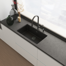Bateria Franke Maris Slim Clear Water J pull-out antracyt 120.0736.603