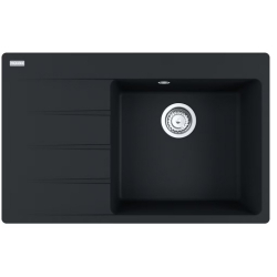 Zlewozmywak Franke Centro CNG 611-78 TL prawa komora czarny mat 114.0633.138