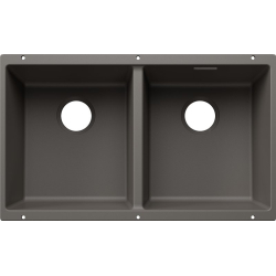 Zlewozmywak Blanco SUBLINE 350/350-U Colour Unit bez armatury wulkaniczny szary 527 827
