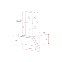 Okap kuchenny TEKA DVI 88-G1 EOS BM 112930056