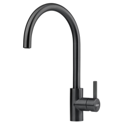 Bateria Franke Eos Neo Stała wylewka czarna stal szlachetna 115.0613.590