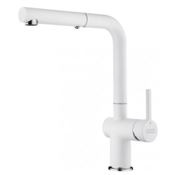 Bateria FRANKE ACTIVE NEW Pull Out 2 jets biały polarny/onyx 115.0653.387