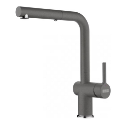 Bateria FRANKE ACTIVE NEW Pull Out 2 jets kamienny szary/onyx 115.0653.385