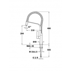 Bateria Teka FO 999 chrom 629990200