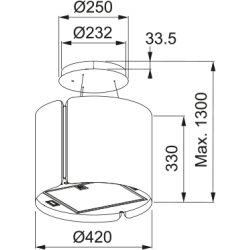 Okap kuchenny wyspowy Franke Smart FSMS F42 345.0654.932