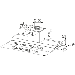 Okap kuchenny Franke FST PRO BK 604 305.0717.352