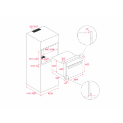 Piekarnik z kuchenką mikrofalową Teka HLC 84-G1 C BM 111160026