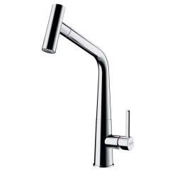 Bateria FRANKE Icon Wyciągana wylewka z prysznicem chrom 115.0625.188
