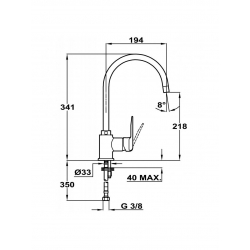 Bateria Teka IN 995 Inca chrom 5399512