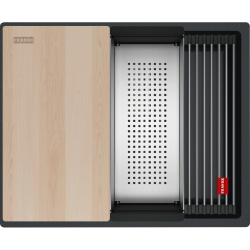 Zlewozmywak Franke Kanon KNG PRO 110-52 czarny mat 125.0749.661