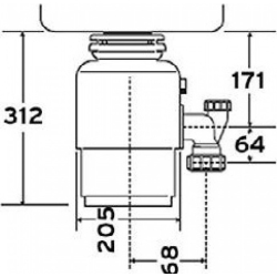 Rozdrabniacz In Sink Erator M100 SUPREME