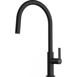 Bateria Franke Maris Slim J pull-out czarny mat 115.0728.389