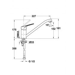 Bateria Teka MTP 913 piaskowy beż 46913020S
